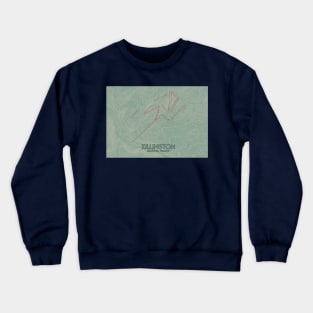 Killington Contour Topography Map Crewneck Sweatshirt